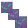 thumbnail image 7 of Neon Colors Games Joysticks Baby Muslin Washcloths Soft Absorbent Face Towel, 3 Pack Burp Cloths Cotton Bath Wipes Infant Wash Cloth for Newborn Boys Girls 12"x12", 7 of 7