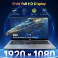 thumbnail image 3 of 15.6" IPS FHD-Business-Laptop Windows 11 Intel 6 Core i3-1215U 32GB RAM 1TB SSD (Up to 4.4GHz) Laptop-Computer with Fingerprint Backlit Keyboard 65W Type C Wi-Fi 6 Numpad, 3 of 8