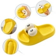 thumbnail image 6 of Ccpelsie Kids Lightweight Soft Non-Slip Slides Slippers Open Toe Comfy Sandals for Toddler Boys Girls Children Bathroom Shower Summer Pool Beach Slippers(Yellow,9), 6 of 6