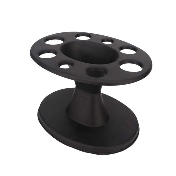 Hair Brush Holder Round Display Rack Styling Stand Shelf Organizer Beauty Tools Accessories for Salon Home Bathroom