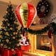 thumbnail image 3 of Globo De Aire Caliente De Papá Noel De Navidad Adornos Colgantes De Navidad Decoración De Globo De Aire Caliente De Navidad Para Navidad Fiesta De Navidad De Año Nuevo matsuzay HA037956-00, 3 of 6