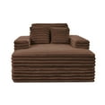 thumbnail image 4 of 55 Inch Chaise Lounge, Sleeper Upholstered Sofa, Modern Oversize Chaise Couch for Living Room, 4 of 9