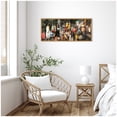 thumbnail image 2 of Kate and Laurel Framed Canvas Wall Art Print Buoys by Emiko and Mark Franzen F2 Images, 40 x 18 Sylvie Natural Frame, Coastal, Beach Art for Wall Decor, 2 of 8