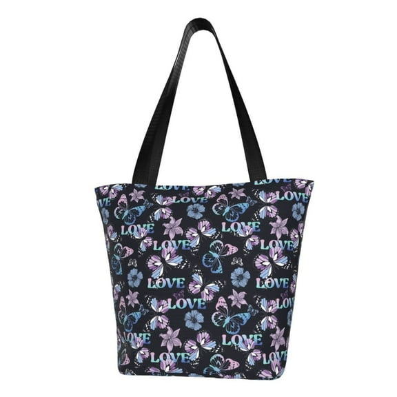 Easygdp Love Butterflies Shoulder Bags for Women,Crossbody Bags Shoulder Purse Handbag for Women