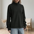 thumbnail image 2 of Women's Half Zip Pullover Sweatshirt Stand Collar Casual Crewneck Long Sleeve Athletic Top For Fall Winter Fashion Outerwear,Size:M, 2 of 3