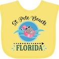 thumbnail image 3 of Inktastic St Pete Beach Florida Vacation Girls Baby Bib, 3 of 4