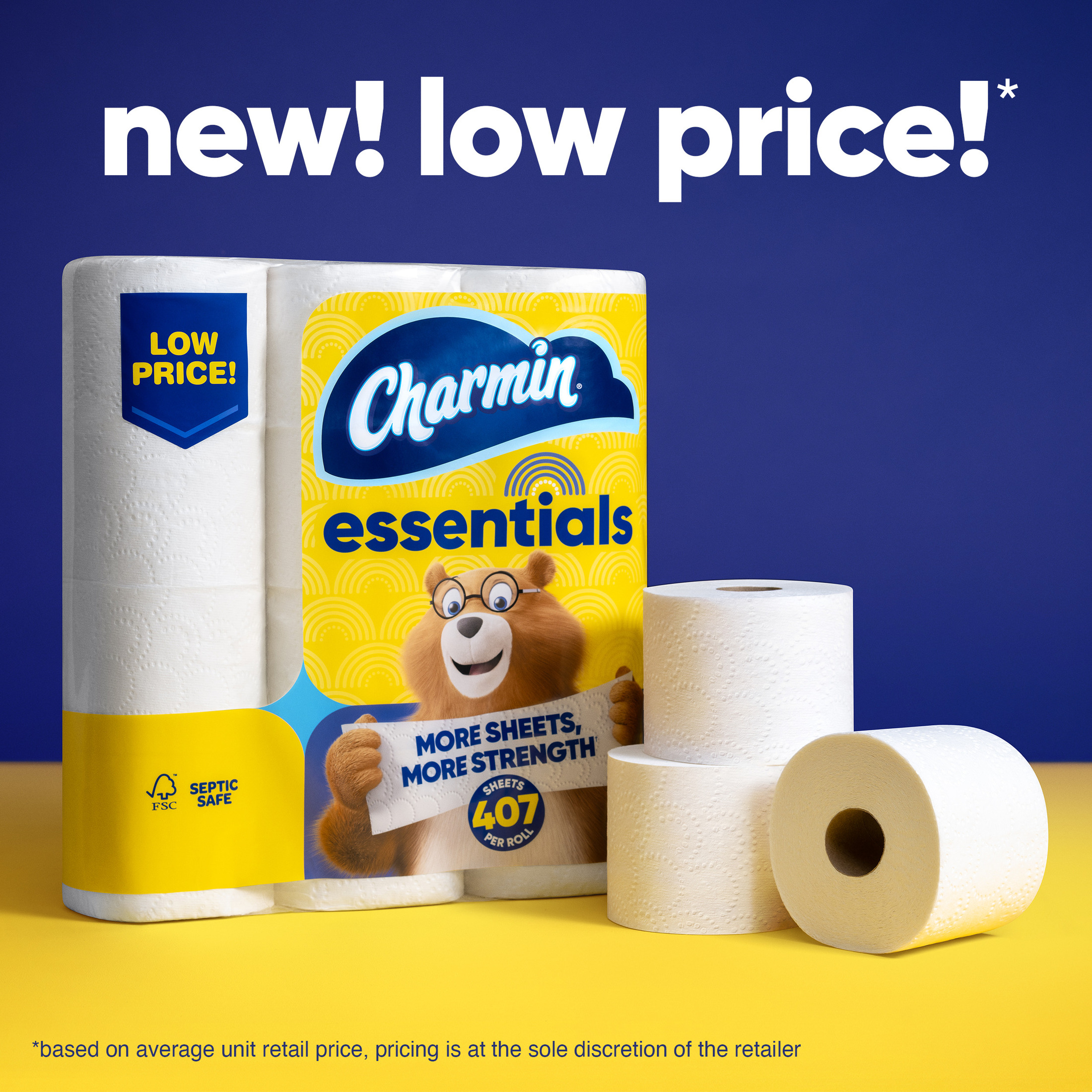 Charmin Essentials Toilet Paper 9 Mega Rolls photo 4