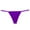 Purple, variant on TEVEQ Mens Underwear Seamless No Show Low Waist Mens Briefs Mens Underpants Waist Back Underwear G-String Low Briefs Wine M