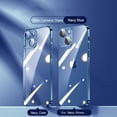 thumbnail image 1 of Funda transparente con revestimiento cuadrado 3CG, cubierta protectora de silicona suave para lente de iPhone 14, 13, 12, 11 Pro Max Plus, X, XR, XS, SE 2022, 7, 8, 1 of 4