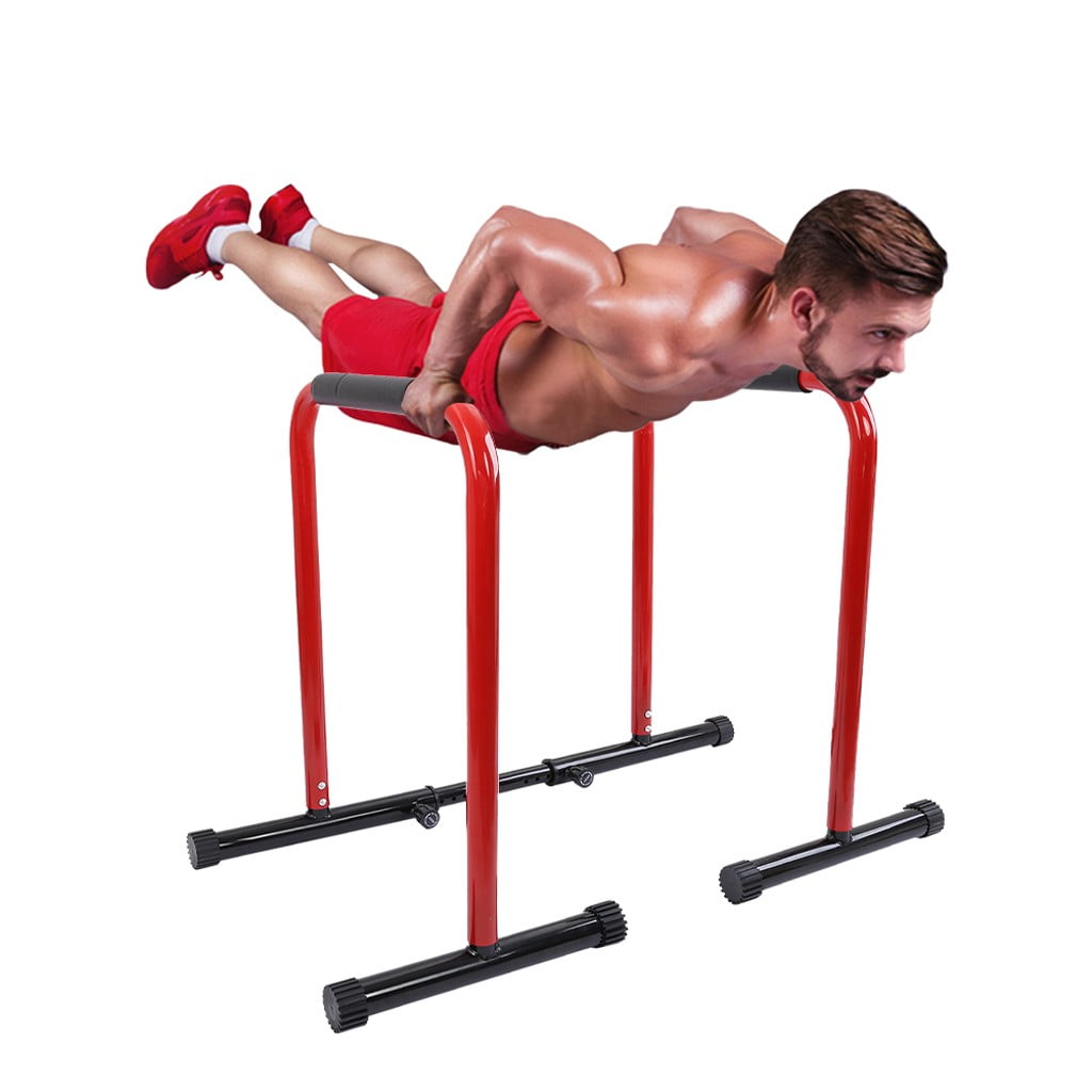 Details about   Dip Station Functional Heavy Duty Dip Stands Fitness Workout Dip Bar Station 