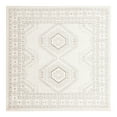 thumbnail image 3 of Unique Loom Charlotte Collection Area Rug - Quail (7' 10" Square Ivory/Light Brown), 3 of 7