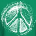 thumbnail image 3 of CafePress - Urban Peace Sign Sketch Dark T Shirt - Men's Classic Graphic Cotton T-Shirt, 3 of 4