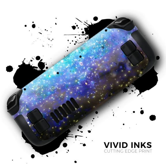Design Skinz - Compatible with Steam Deck - Skin Decal Protective Scratch-Resistant Removable Vinyl Wrap Cover - Glowing Space Texture
