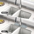 thumbnail image 4 of Xecao Daisy Striped Nautical for Kitchen Sink Splash Guard Faucet Mat , Faucet Guard & Draining mat, (15" X 5.5" ), 4 of 7