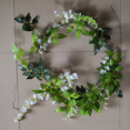 thumbnail image 3 of Flor de glicina artificial, alambre de hierro de ratán, enredadera de flores de glicina, cadena con enredadera de alambre de hierro, flor de frijol decorativa, 3 of 3