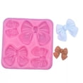 thumbnail image 2 of Bow Sunflower Silicone Fondant Mold, Food Grade Non-Stick Baking Mold, Reusable DIY Mold for Chocolate Cake Decor Resin Craft Home Kitchen Baking, 2 of 8