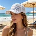 thumbnail image 4 of Summer Baseball Cap For Women Adjustable Size Sun Protection Hat With Breathable Mesh Back Cap For Outdoor Activities Picnic And Daily Wear, 4 of 6