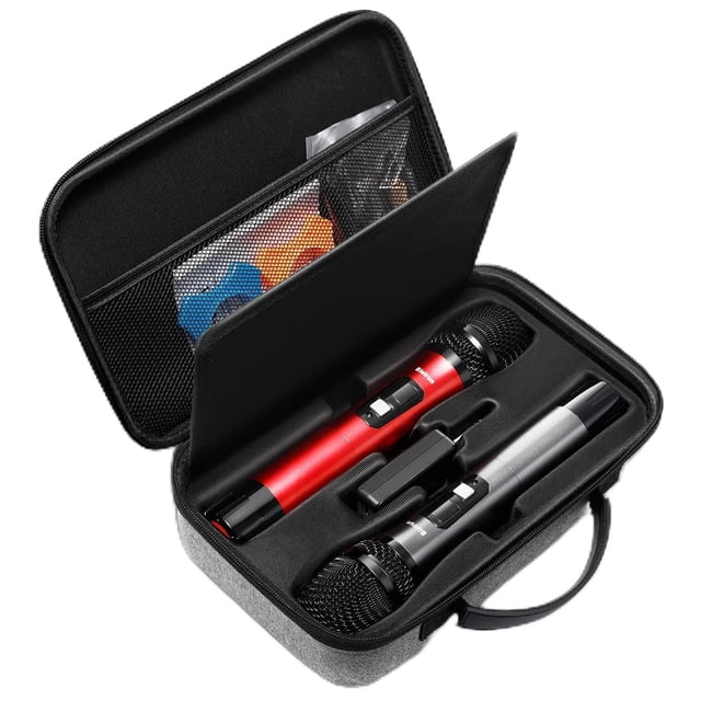 Funda de almacenamiento para micrófonos Bietrun Portable para micrófonos inalámbricos