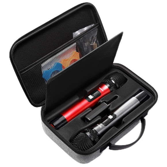 Funda de almacenamiento para micrófonos Bietrun Portable para micrófonos inalámbricos