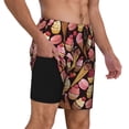 thumbnail image 2 of Balery Ice Cream Cake Bañador para hombre, shorts de playa de secado rápido con entrepierna y forro de compresión-X-Large, 2 of 6