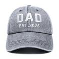 thumbnail image 2 of WAYUTE Father's Day Mens Letter Embroidered Baseball Caps Curved Brim Breathable Mesh Visor Sun Hat Classic Hiking Casual Outdoor, 2 of 6
