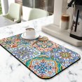 thumbnail image 2 of Multi Use Mexican Coffee Drying Mat Super Absorbent Diatom Mud Pad for Kitchen Counter, Coffee Mat19.5x12in Perfect Kitchen Gadget for Easy and Efficient Cleaning, 2 of 7