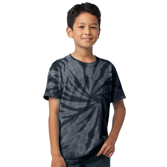 Kids Tie Dye T-shirt - Black, Extra-Small