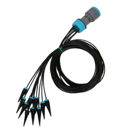 Indoor Outdoor Multiple Plant Drip Watering Package with 10 Adjustable Drippers Suitable for Efficient Garden Management