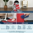 thumbnail image 6 of 2025 Washable Runner Rug 10x13 Modern Circle Rugs Runner Non Slip Low Pile Rug for Hallway Soft Long Rugs Indoor Floor Carpet for Kitchen Bedroom Entryway, Red, 6 of 8