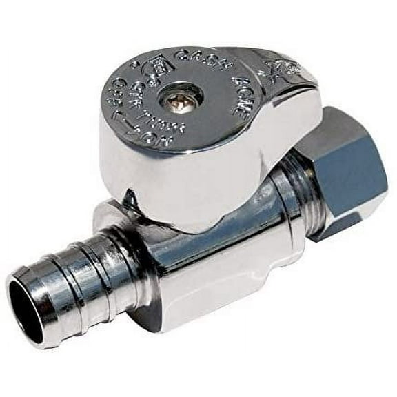Shark Bite 23057LF 1/2" X 3/8" OD Compression Quarter Turn Straight Stop Valve