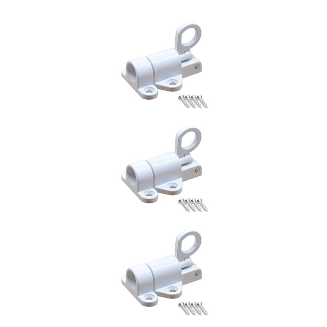 Kenally Hot Xd-Aluminium Legering Beveiliging Automatische Venster Gate Lock Voorjaar Bounce Deur Klink Black Silver Type4 NO4 Kenally CBP138054