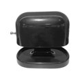 thumbnail image 2 of Cubierta de caja de pañuelos Doble capa Caja de almacenamiento de tejido Facial Dispensador de tejido Contenedor de tejido Controlado incorporado para Negro, 2 of 8