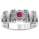 thumbnail image 1 of Anillos para mujer, regalos para mujer, regalo del Día de la Madre, anillo para mamá, anillo para mamá de color a juego, paño de cocina sencillo y versátil., 1 of 3