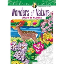 Adult Coloring Books: Nature Creative Haven Wonders of Nature Color by Number, (Paperback)