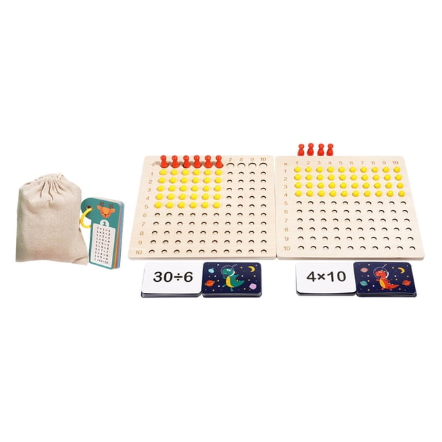 Tableros De Matemáticas Montessori De Multiplicación Y División Para Niños, Niñas Y Niños