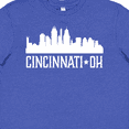thumbnail image 4 of Inktastic Cincinnati Ohio Skyline City Silhouette Youth T-Shirt, 4 of 5
