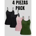 thumbnail image 5 of Set 4 Blusas Mujer Tirantes Unitalla Casual Blusa Crop Top Dama, 5 of 5
