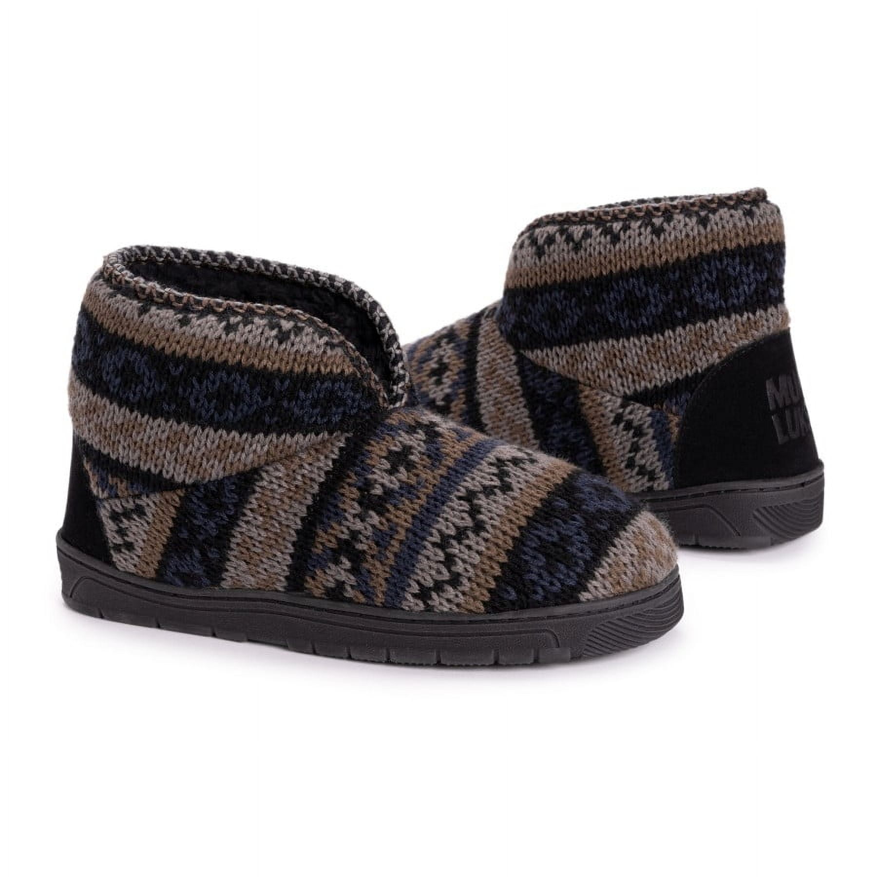 MUK LUKS Men s Mark Bootie Slippers Walmart