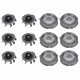 thumbnail image 1 of Replacement Heads for Series 5000 Shavers, 6 Pack Universal-Compatible Cartridges, 1 of 5