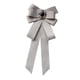 thumbnail image 2 of Broche de lazo con cuentas y lazo preatado para mujer, ideal para festividades. gris, 2 of 9