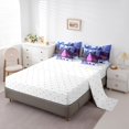 thumbnail image 5 of Castle Fairy 7-Piece Full Bedding Set: Roller Skating Christmas Tree Happy New Year Luxury Bedroom Decor, 5 of 8