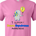 thumbnail image 4 of Inktastic I Support Down Syndrome Awareness Elephant with Balloon T-Shirt, 4 of 5