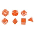 thumbnail image 4 of lionlar 7Pcs Zinc Alloy Table Game Dice Set Entertainment Game Dices Orange, 4 of 7