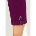 thumbnail image 4 of Catherines Women's Plus Size Petite Everyday Capri With Sparkle Hem, 4 of 6
