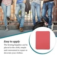 thumbnail image 3 of 10 Pcs Patchs Thermocollants pour Réparation de Vêtements Accessoires Faits Main Fournitures de Couture pour Réparer Coudes Jeans Déchirés Rouge Melon D\'eau, 3 of 6