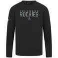 thumbnail image 2 of Men's Levelwear  Black Colorado Rockies Mandate Carve Tri-Blend Sweatshirt, 2 of 3