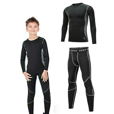 

Thermal Underwear Children s Football Thermal Trousers Kids Functional Underwear Breathable Ski Underwear Kids Thermal Underwear Sports Quick Drying Sports Underwear Kids Football Under