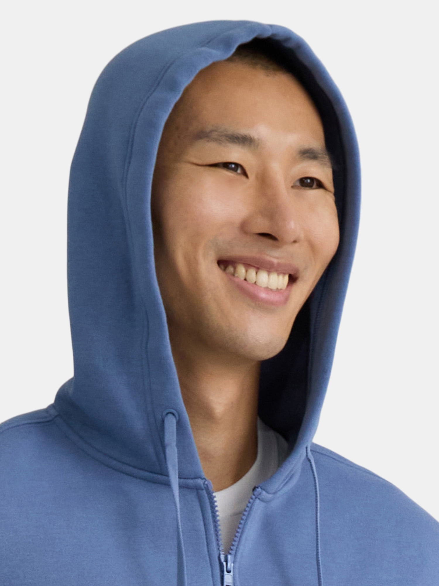 Athletic Works Men's and Big Men's Zip Up Fleece Hoodie Sweatshirt, Sizes XS-4XLT