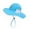Sky Blue, variant on Tejiojio Fall Clearance Memory Cloth Mesh Sun Hat Baby Sunshade Child Fisherman Hat Beach Sunscreen Hat