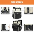 thumbnail image 6 of ASTRAEA Cooler Backpack, 36 Cans Cooler Bags Insulated, Leakproof Backpack Lunchbox for Women Beach Travel Camping, Black, 6 of 10